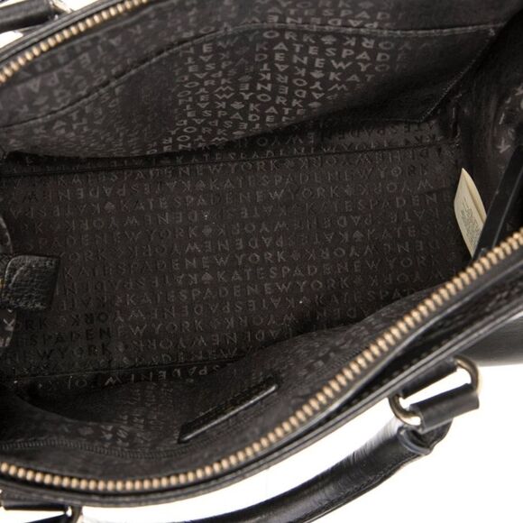 Kate Spade New York Black Leather Mini Hadley Street Bernadine Crossbody Bag - Picture 9 of 16